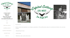 Desktop Screenshot of capitalcutlery.com